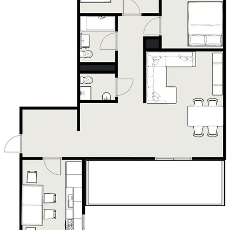 Апартаменты Flora Ursynow 2 Bedrooms & Parking Варшава